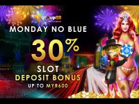 Monday No Blue 30% Slot Deposit Bonus