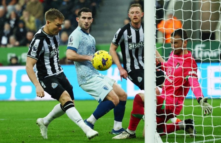 Ritchie rescues draw for Newcastle against Bournemouth