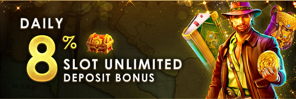 Daily 8% Slot Unlimited Deposit Bonus