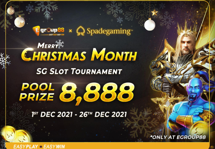 Christmas Month SG Slot Tournament Pool Prize MYR8,888