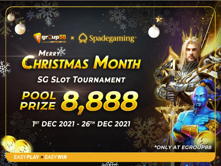 Christmas Month SG Slot Tournament Pool Prize MYR8,888