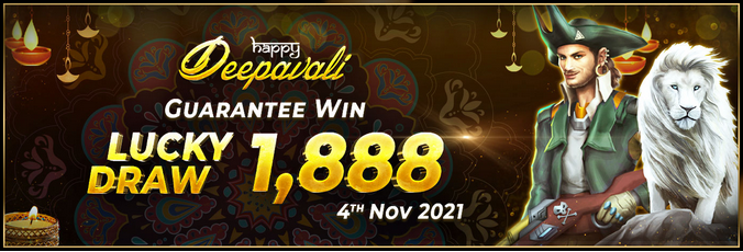 Deepavali Guarantee Win Lucky Draw MYR1,888