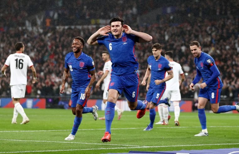 England’s Maguire defends goal celebration slammed by former players