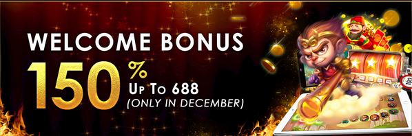 150% First Deposit Bonus Up To 688