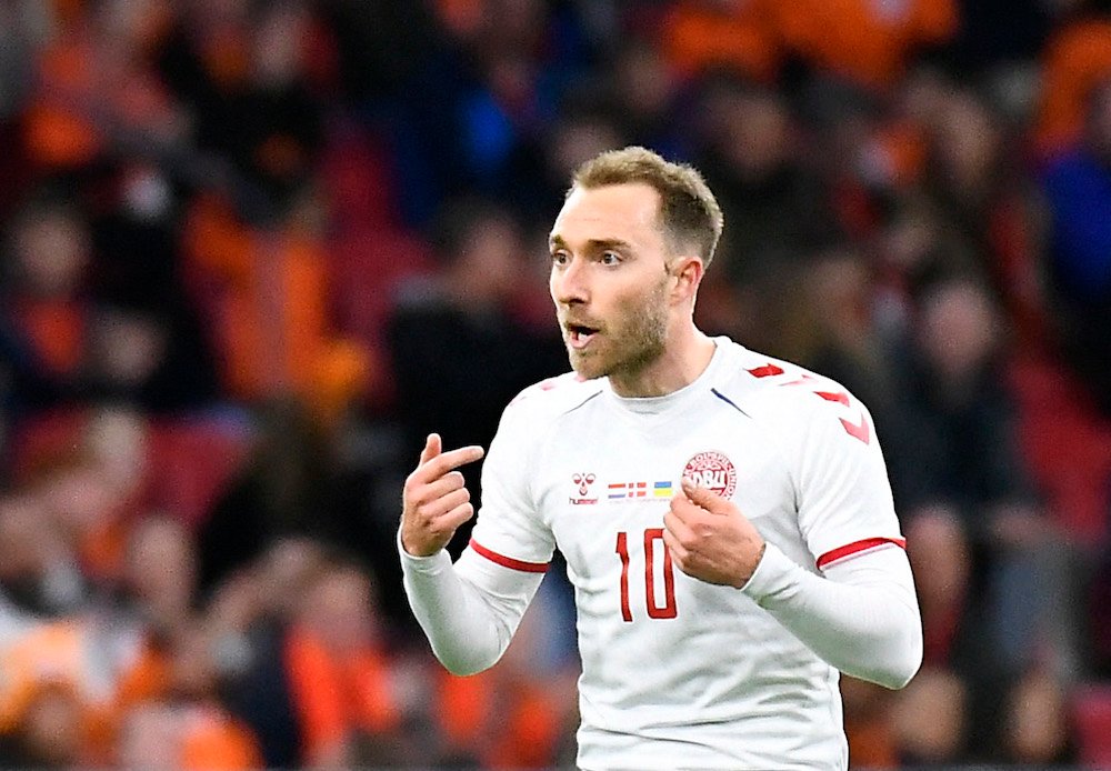 Eriksen scores on Denmark return as England, Germany, Spain win