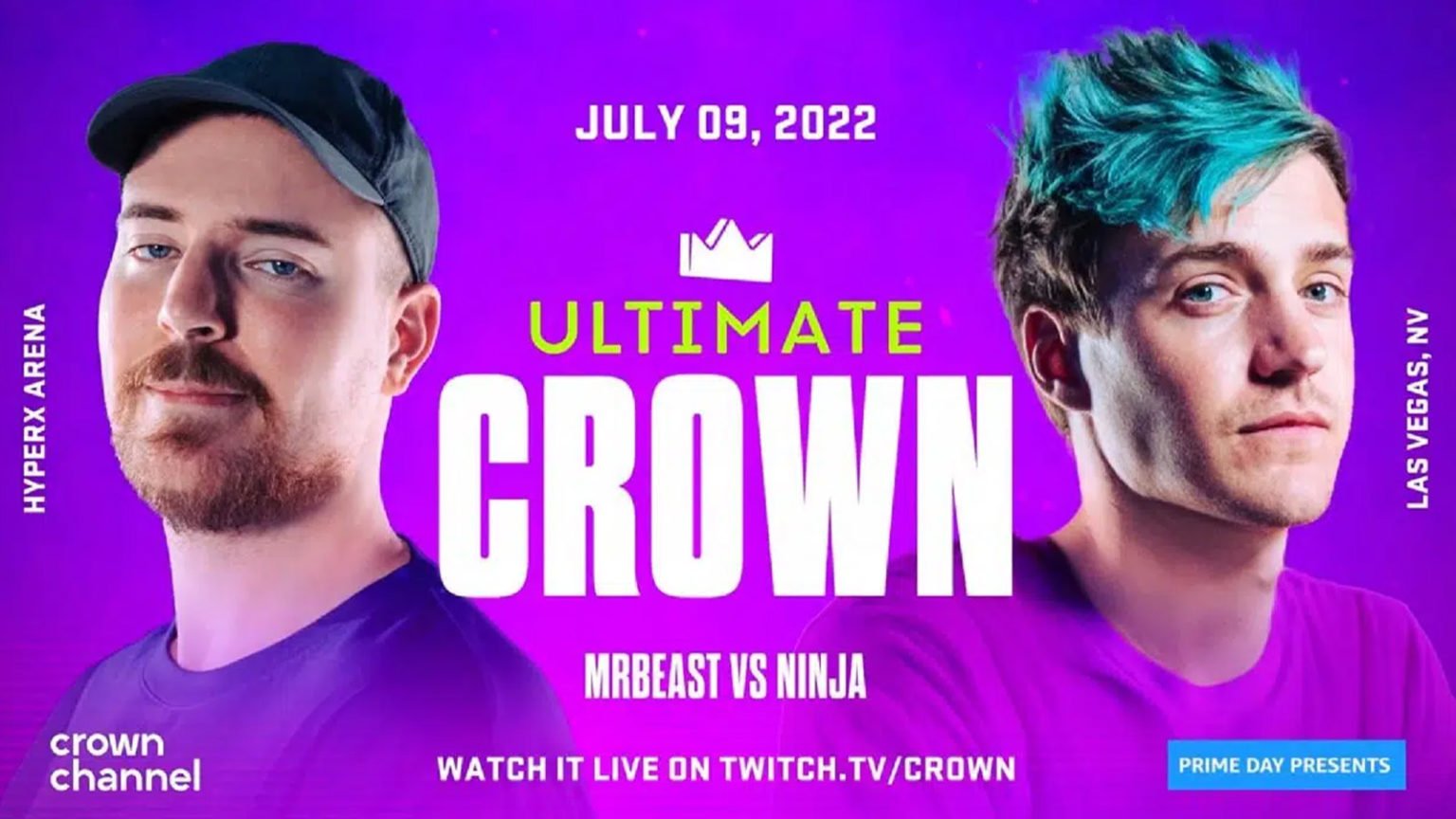 Team Mr. Beast win Mr. Beast vs. Ninja Ultimate Crown, Team Ninja takes bonus match