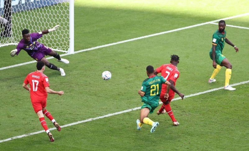 Embolo lifts Swiss to win over Cameroon at World Cup