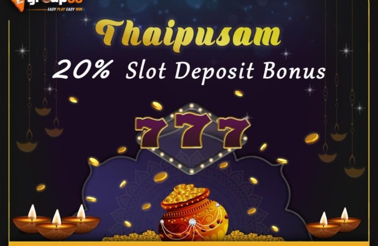 Thaipusam 20% Slot Deposit Bonus