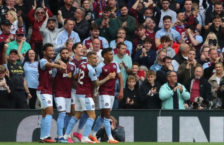 Watkins treble fires Villa’s rout of hapless Brighton