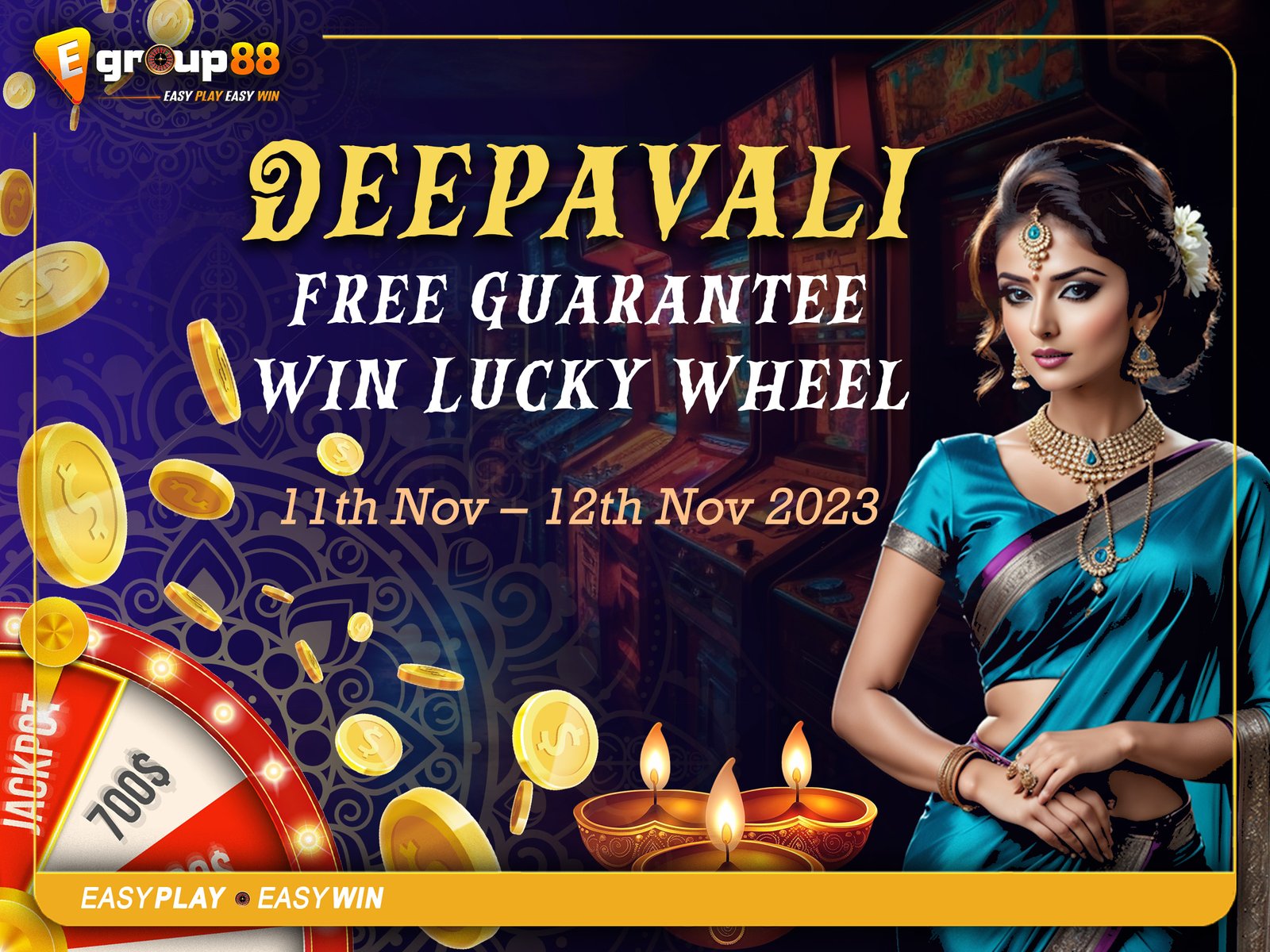 Deepavali Free Guarantee Win Lucky Wheel