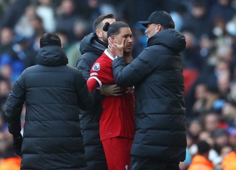 Liverpool’s Klopp says Nunez’s heated moment with Guardiola was just ‘emotions’