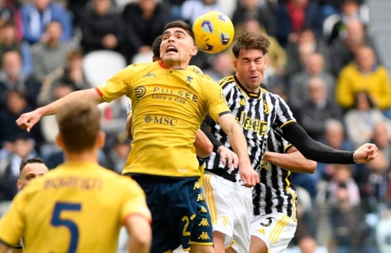 Ten-men Juve drop points again in goalless home draw against Genoa