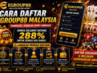 Cara Daftar Egroup88 Malaysia (Panduan Langkah Demi Langkah)