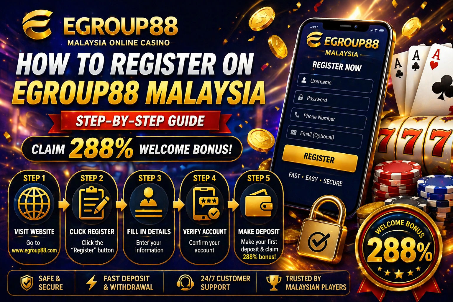 How to Register on Egroup88 Malaysia (Step-by-Step Guide)
