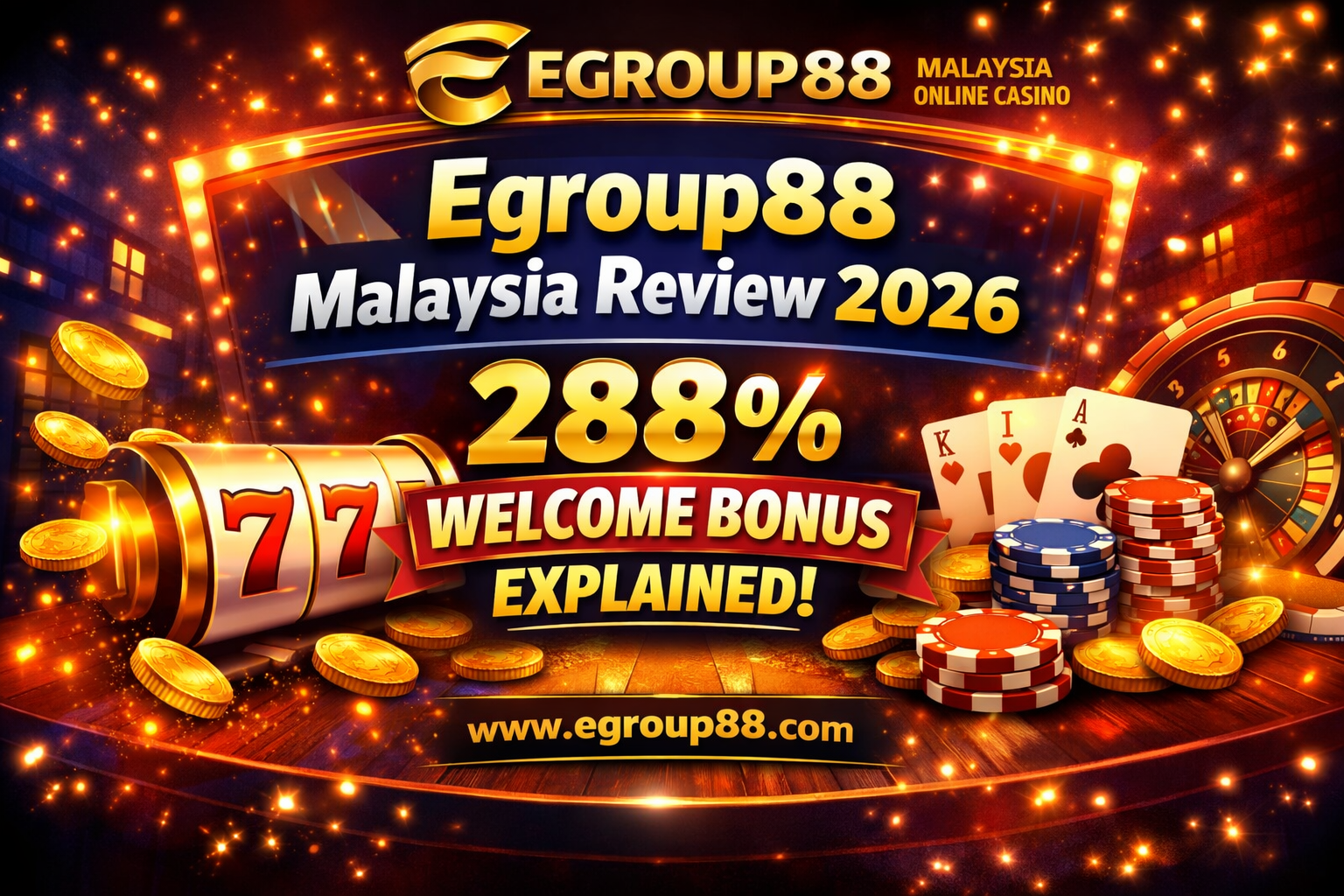 Egroup88 Malaysia Review 2026: 288% Welcome Bonus Explained