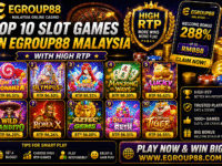 Top 10 Slot Games on Egroup88 Malaysia with High RTP