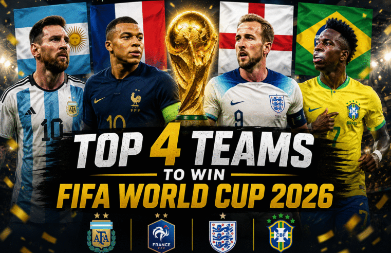 Top 4 Teams to Win FIFA World Cup 2026